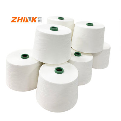 32s Cationic Polyester High Tenacity Slub Ring Spun Yarn for Knitting and Weaving