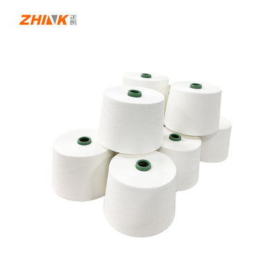 25s/1 66% Cationic Polyester 30% Wool 4% Spandex Core Spun Yarn For Knitting
