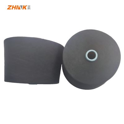 High Strength 100% Polyester NE30S/1 32S/1 40S/1 Siro Spun Yarn in Black for Knitting and Weaving