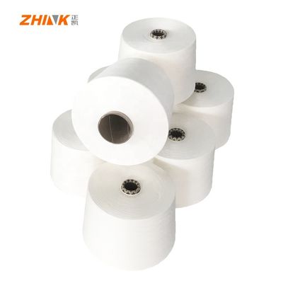 80% Polyester/Lenzing Modal NE40S/1 Siro Compact Spun Yarn For Knitting Raw White