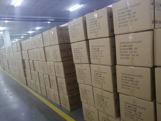 10.92 Evenness ECDP Ne 30/1 Siro Compact Spun Yarn For Weaving Polyester
