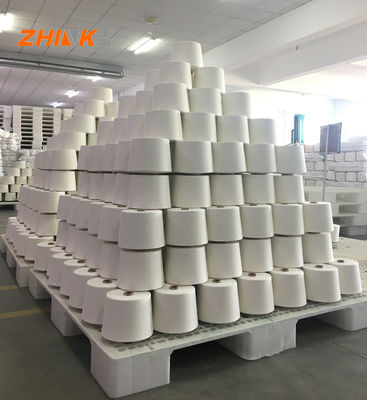 10.92 Evenness ECDP Ne 30/1 Siro Compact Spun Yarn For Weaving Polyester