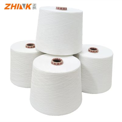 65% Cationic Polyester 35%Viscose NE 20/1 Ring Spun Yarn For Viscose Blended Yarn