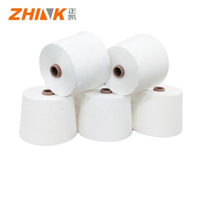 65% Cationic Polyester 35%Viscose NE 20/1 Ring Spun Yarn For Viscose Blended Yarn