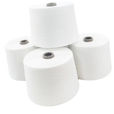 80% Recycled Polyester 20% Viscose Blended NE 20/1 Siro Spun Weaving Yarn Cone for T-Shirt Yarn