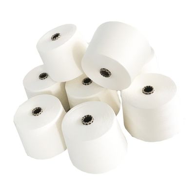 MVS Polyester/Modal 50/50 65/35 80/20 Ne20/1 Vortex Yarn for Spun Knitting Raw White
