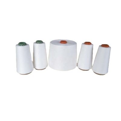 MVS Polyester/Modal 50/50 65/35 80/20 Ne20/1 Vortex Yarn for Spun Knitting Raw White