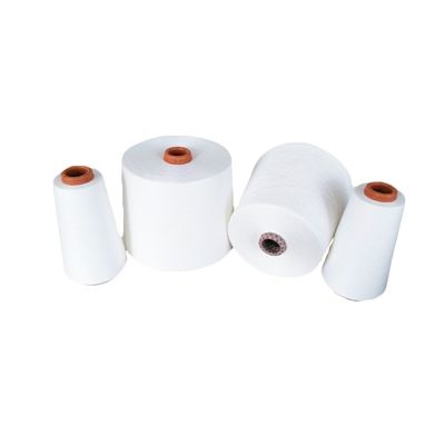 MVS Polyester/Modal 50/50 65/35 80/20 Ne20/1 Vortex Yarn for Spun Knitting Raw White