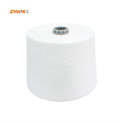 Raw White Ne 36/1 Ring Spun Viscose Yarn For Weaving / Knitting Strong
