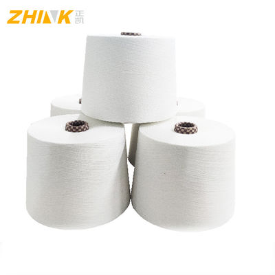 566 Strength PV 65/35 Ring Spun Yarn for Weaving And Knitting Polyester and Viscose Raw White