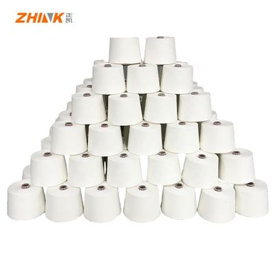 High Strength Raw White NE 30/1 Siro Compact Blended Yarn 65/35