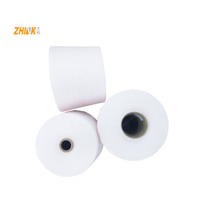 65% Polyester 35% Viscose Ne30/1 Siro Compact Yarn TR Yarn Raw White