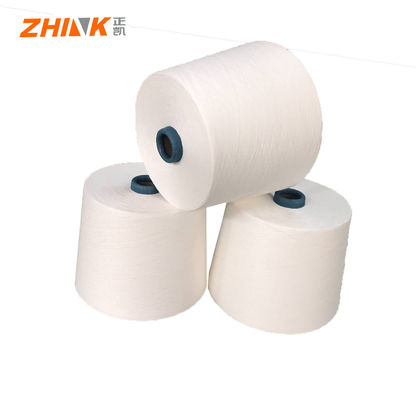 CSY Yarn Polyester Viscose 65/35 Ne18 40D Lycra Spandex Core Slub Yarn for Denim Fabric