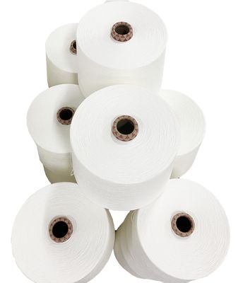 Raw Pattern Blended Yarn PV 80% Polyester 20% Viscose Ne16s 40D Spandex Core Spun Yarn
