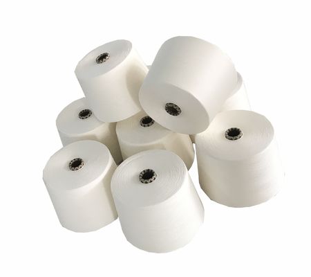 Standard Strength 65% Cationic Dyeable Polyester 35% Bamboo 25 70D Core Spun Yarn