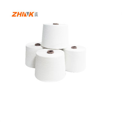 Strong 65/35 TR Polyester Viscose Ne 30/1 Slub Yarn for Durable Airjet Weaving Needs