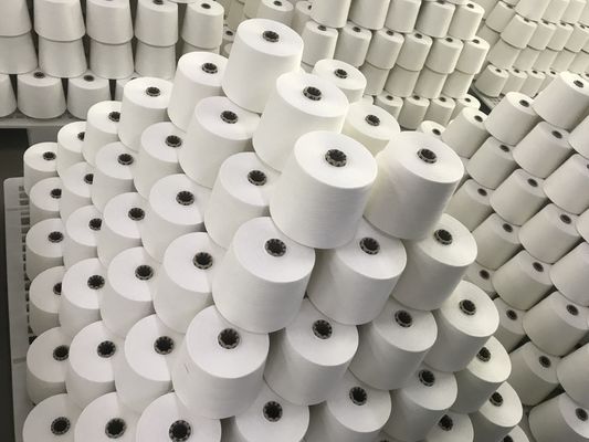Ne30/1 Siro Spun Yarn for Knitting 100% Bamboo Material Tested Evenness Twist 750TPM