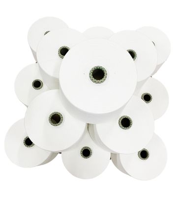 32s Cationic Polyester High Tenacity Slub Ring Spun Yarn for Knitting and Weaving