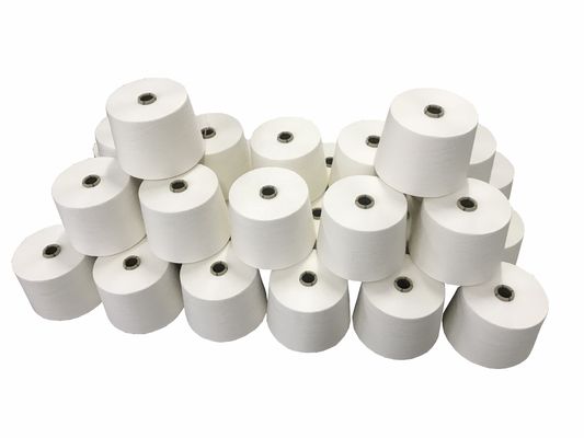 100% Modal 0.9D Ring Siro Compact Spun Yarn Spandex Raw White for Knitting and Weaving