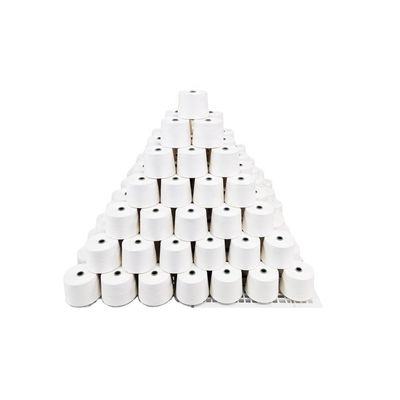 NE55/1 Siro Compact Blended Yarn for Weaving / Knitting Raw White 70% Modal 30% Acrylic
