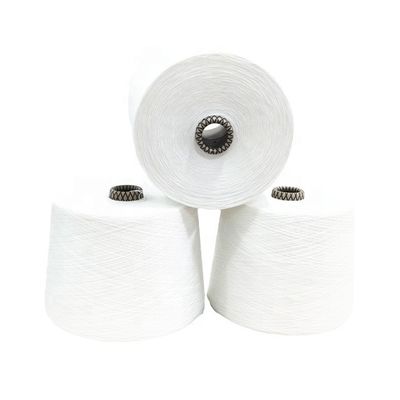 Free Sample Raw Pattern Ne 30/1 Yarn Suppliers 40% Polyester 30% Viscose 30% Sustans