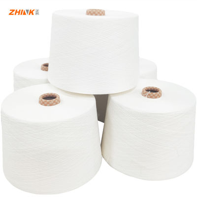 Free Sample Raw Pattern Ne 30/1 Yarn Suppliers 40% Polyester 30% Viscose 30% Sustans