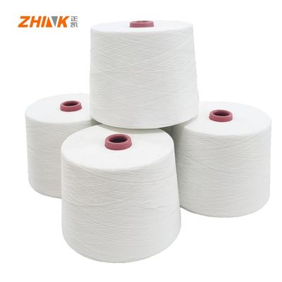 Ne25/1 Siro Compact Slub Yarn for Knitting and Weaving 65/35 Polyester/Viscose Blend
