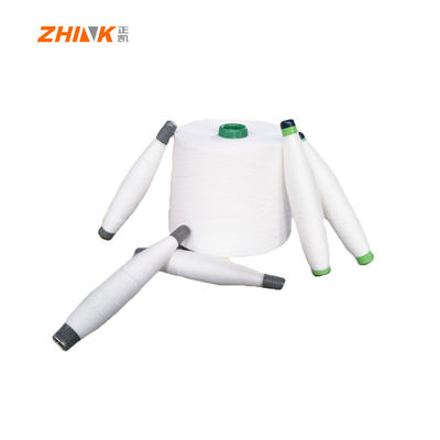 Cationic Polyester/Bamboo/Wool Ne 25/1 Siro Compact Yarn for Weaving and Knitting Raw White