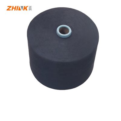 Anti-Bacterial Black Special 100% Polyester NE26/1 Ring Spun Yarn for Weaving/Knitting
