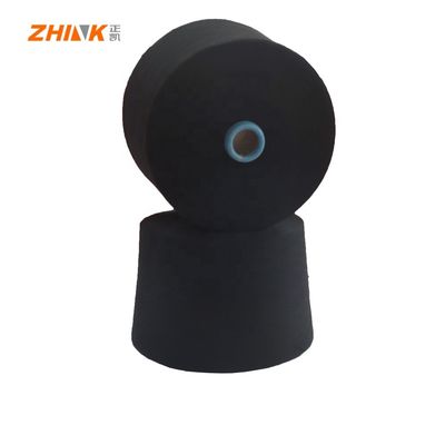 Anti-Bacterial Black Special 100% Polyester NE26/1 Ring Spun Yarn for Weaving/Knitting