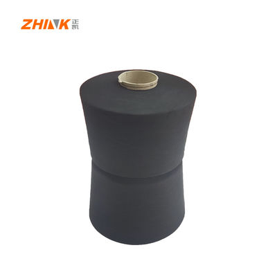 Top Efficiency AAgrade 100% Polyester NE21/1 Ring Spun Yarn for Knitting Special Black