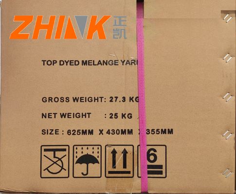 Knitting Cotton Blended Yarn NE40/1 Siro Compact 30/30/20/20 with Acrylic and Viscose