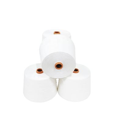 Soft-feeling White 100% Viscose Ne30/1 Siro Compact Spun Yarn for Clothing Super Soft