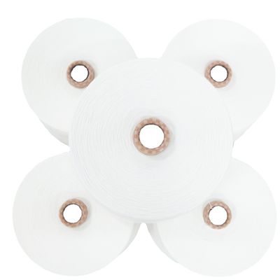 100% Virgin Viscose Ne30/1 Siro Compact Spun Yarn for Weaving and Knitting Twist Samples