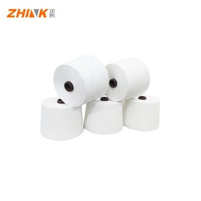 65% Cationic Polyester 35% Viscose NE32/1 970 Twist Spandex Core Spun Yarn for Weaving