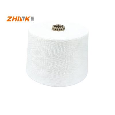 65% Cationic Polyester 35% Viscose NE32/1 970 Twist Spandex Core Spun Yarn for Weaving